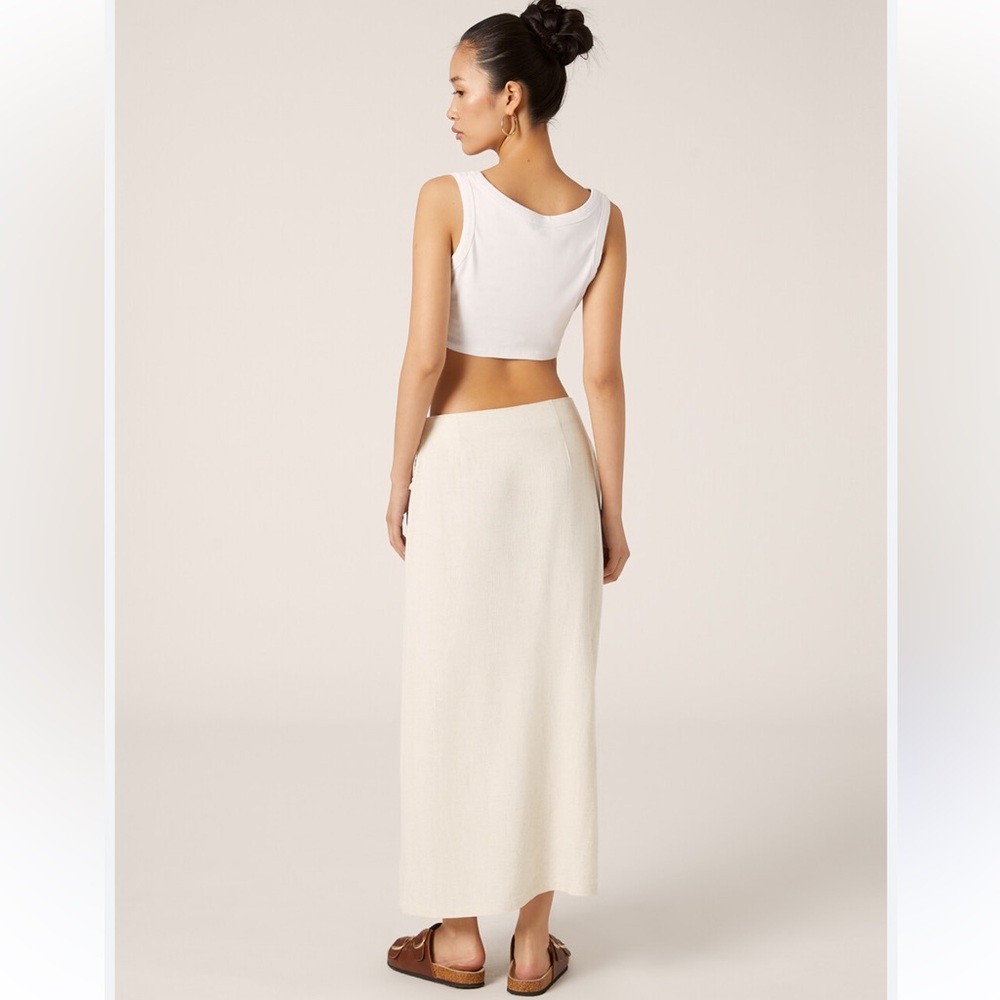 Vintage Cotton Maxi Skirt